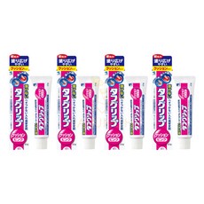 터프 그립 쿠션 핑크 틀니 안정제 65g 4개 set 녹지 않는 끈적임 없는 의치 틀니 고정 롱 래스팅