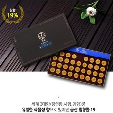 프리미엄 금산 침향환 19 (침향19% 아카시아벌꿀35.9% 녹용 홍삼) 3.75gx35환