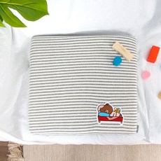라인프렌즈 정품 굿나잇 브라운 메모리폼 방석 그레이, 단품