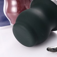 Yerba 메이트 티 컵 Teaware 절연 컵 304 스테인레스 스틸 밀짚 스푼 아르헨티나 특별 조롱박 컵 머그잔, 02 green