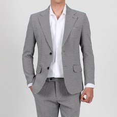 남자여름체크정장