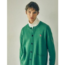 남자라운드넥가디건