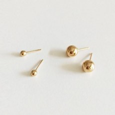 골드모아통통볼귀걸이