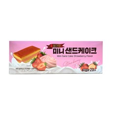 키즈웰 딸기 미니 샌드케이크 400g 1개/간식/카스테라, 1개