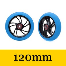 묘기킥보드 100mm 110mm 120mm 교체 푸시/킥/스턴트 스쿠터 바퀴 베어링 및 부싱 부품 액세서리 2 개/대, [02] 110mm model15