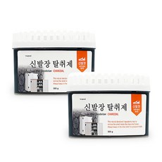 폴포 신발장 탈취제 참숯 300g 실내 냄새제거, 2개