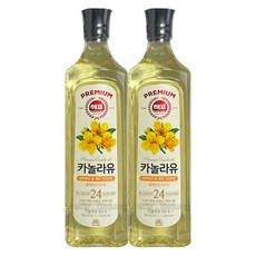 자연에서온 퓨어 프리미엄 사조해표 해표 카놀라유 / 카놀라오일, 2개, 900ml