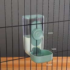자동 애완 동물 그릇 케이지 집 둥지 걸이식 먹이 공급기 물병, 1개, 6.BG
