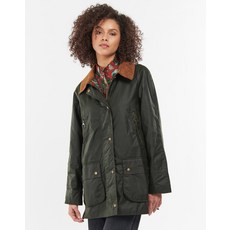 바버 Barbour X House Of Hackney 여성 카키 Mabley 왁스 자켓 139595