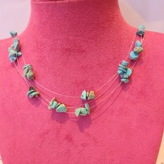 터키석비즈목걸이