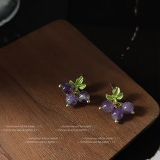 자수정은귀걸이