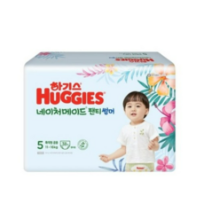 하기스2022네이처메이드썸머팬티형공용특대형5단계여름용기저귀(11~16kg)