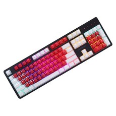 마이크로닉스 MANIC X50 4세대 광축 PBT 게이밍 키보드, MANIC X50 Gaming Keyboard, 블랙 레드, 일반형