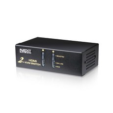 NEXT-7002KVM-4K /2포트 USB HDMI KVM 스위치/4K/선택, 단일상품