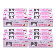 산리오 쿠로미 커커비타쮸 딸기맛 15개입, 420g, 4개
