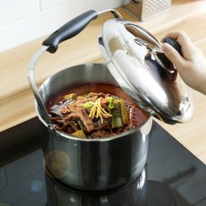 국산 스텐 들통 7L 큰냄비 대용량 곰솥 업소용, 미니들통 7L