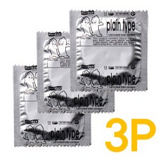 유니더스 일반형 라텍스 콘돔 3P, 3개, 3개