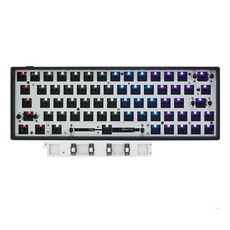 호환 수리 교체용 Keypro GK64 GK64X 60dKEYS 핫플러그 PCB RGB 스, 규격 없음, Gk64x 블랙 키트, 게트론 블랙 스위치 - 호완수리