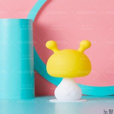 월드홀릭 3개월 이상 베이비 출산선물 치아발육기 핸드볼 실리카겔 끓일 수 있음 jYEW07, 노랑