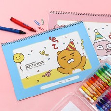 카카오프렌즈해피모먼트스케치북
