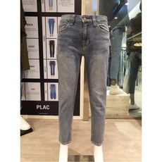 플랙진 HY [플랙진 HY] 슬림크롭 중청 워싱데님(PJTZ5NKK065DI1)