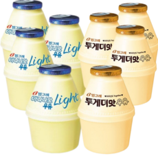빙그레 빙그레 바나나우유 240ml 8입 혼합 (바나나맛라이트4입+투게더맛4입)
