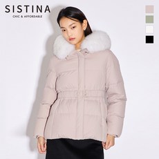 시스티나 폭스퍼 벨티드 숏 덕다운 점퍼_ASDJPN41520692144