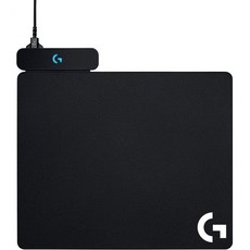 로지텍G PowerPlay 무선 충전 마우스 패드 G Pro G903 G703 G502 Lightspeed 게이밍 마우스 호환 가능 블랙