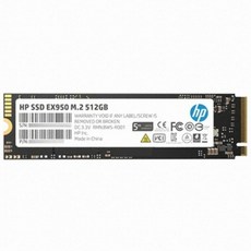 [HP] EX950 Series M.2 NVMe 2280 512GB TLC, 1