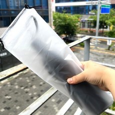 샤블랑 차량용 고급 우산보관비닐 반투명 방수 스트링봉투 차량 셀프 꾸미기 용품 추천, 1개