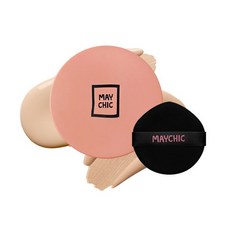 [메이시크] 메이퀸 글로우 쿠션 본품, 21호 핑크베이지