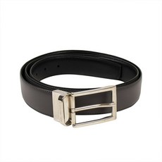 [해외]남자명품에르메네질도제냐벨트 NWT ERMENEGILDO ZEGNA Medium Gray/Black Leather Reversible Belt Size 115 375