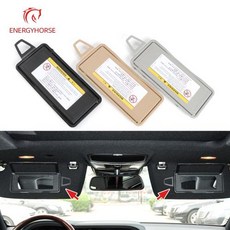 메르세데스 벤츠 S 클래스 W220 용 신차 선바이저 미러 커버 메이크업 미러 커버 벤츠 S300 S320 S350 S400 S450 용, 1) Black one pair