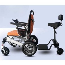 전동휠체어 트레일러 노인 보조석 발판시트 후방 견인