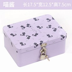 악세사리보관함 아이디어 비밀번호 포함자물쇠 수납케이스 말입 스틸케이스 테이블위수납 보관함 작은상자 화장품정리함