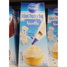 pillsbury 필스버리 필드 패스츄리 백 바닐라, 1세트, 453g