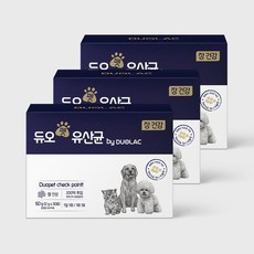 [듀오락]강아지 고양이 유산균 듀오펫 30포(30일분) 3개 / 반려동물 장건강 - 이뮤펫강아지유산균30포