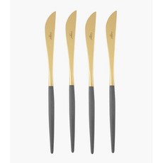 큐티폴 고아 디너 나이프, 2개, 블랙 골드