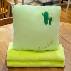 은하마켓 사무실담요 큐트 허그 이불 투웨이 낮잠 플바인딩 등받이 차량탑재 3in1 점심휴식 신기, 허그 쿠션 40cm 담요 1.5 *1