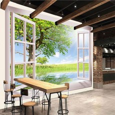 수입플라워벽지