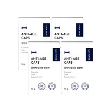 본아페티 강아지 항산화제 안티에이지캡스 60정, 면역/항산화, 4개 - [매장정품]본아페티강아지눈건강백내장영양제아이즈캡스60캡슐,1개