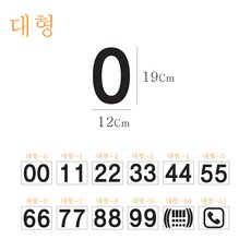 숫자시트지