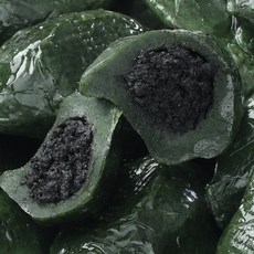 산지직송 영광모시송편 찐모시송편 생모시송편 식사대용떡 간식떡 1box개별포장, 생흑임자송편(60개), 1개