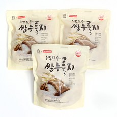 국산 100% 안동 백진주쌀 누룽지, 700g, 3개, 3개, 700g