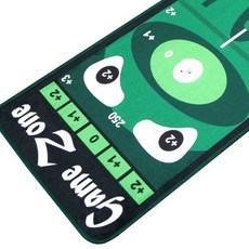퍼팅 연습 매트 60x300cm 헤드업 방지 양방향 거실 실내 비거리 골프 타석스크린 스트록 그립