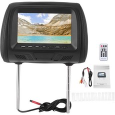 플렉스맨 7인치 1024 x 600 헤드레스트 MP5 플레이어 조절식 브래킷 12V RGB LCD 화면 헤드레스트 화면 지원 MP3 AVI RMVB DIVX JPG JPG - 차량용디빅스