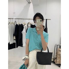 폴로케이블반팔니트