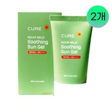 김정문알로에 큐어 아쿠아 마일드 수딩 선 젤 (SPF50+)