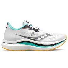 Saucony 여성용 엔도르핀 프로 2 스니커즈 블랙/화이트 11