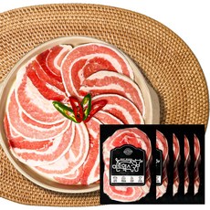 듀록 꽃삼겹 1.5kg 소분포장, 5개, 300g